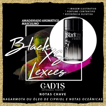 Perfume Similar Gadis 776 Inspirado em Black XS L'Exces for Him Contratipo